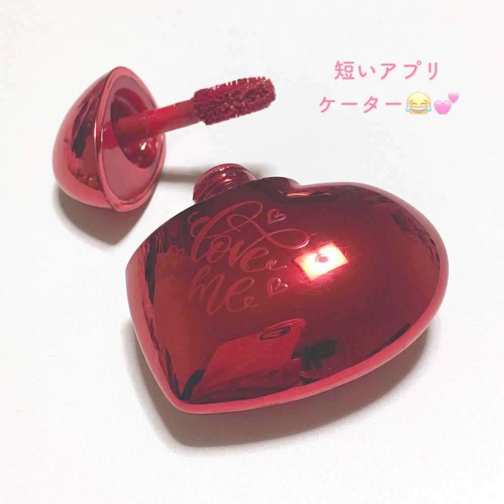 ラブミー コーティング ティント 01 ラブフィクション/the SAEM/リップティントを使ったクチコミ（2枚目）