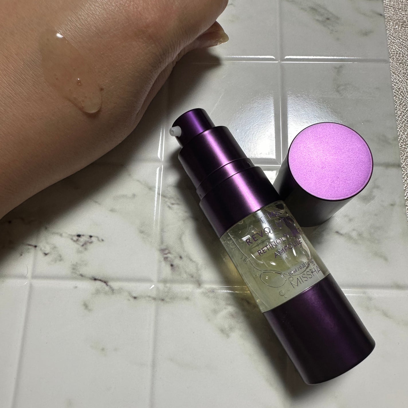 ミシャ タイムレボリューション レチ500ショット美容液/MISSHA/美容液を使ったクチコミ(2枚目)