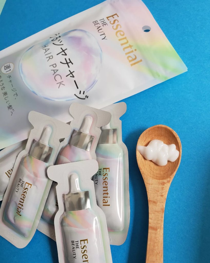 ザビューティ うるツヤチャージヘアパック/エッセンシャル/ヘアマスク・ヘアパックを使ったクチコミ（2枚目）