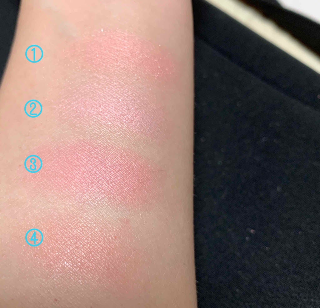 ミックスチークパウダー/DAISO/パウダーチークを使ったクチコミ(3枚目)