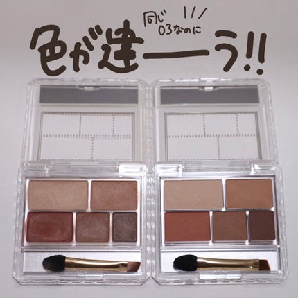 パーフェクトマルチアイズ/キャンメイク/アイシャドウパレットを使ったクチコミ(7枚目)