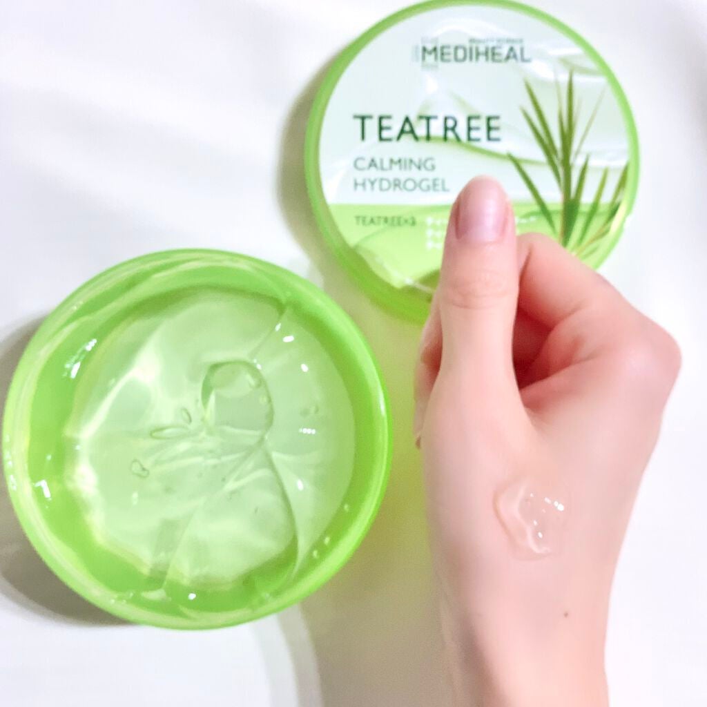 ティーツリーカーミングハイドロジェル/MEDIHEAL/ボディローションを使ったクチコミ(3枚目)