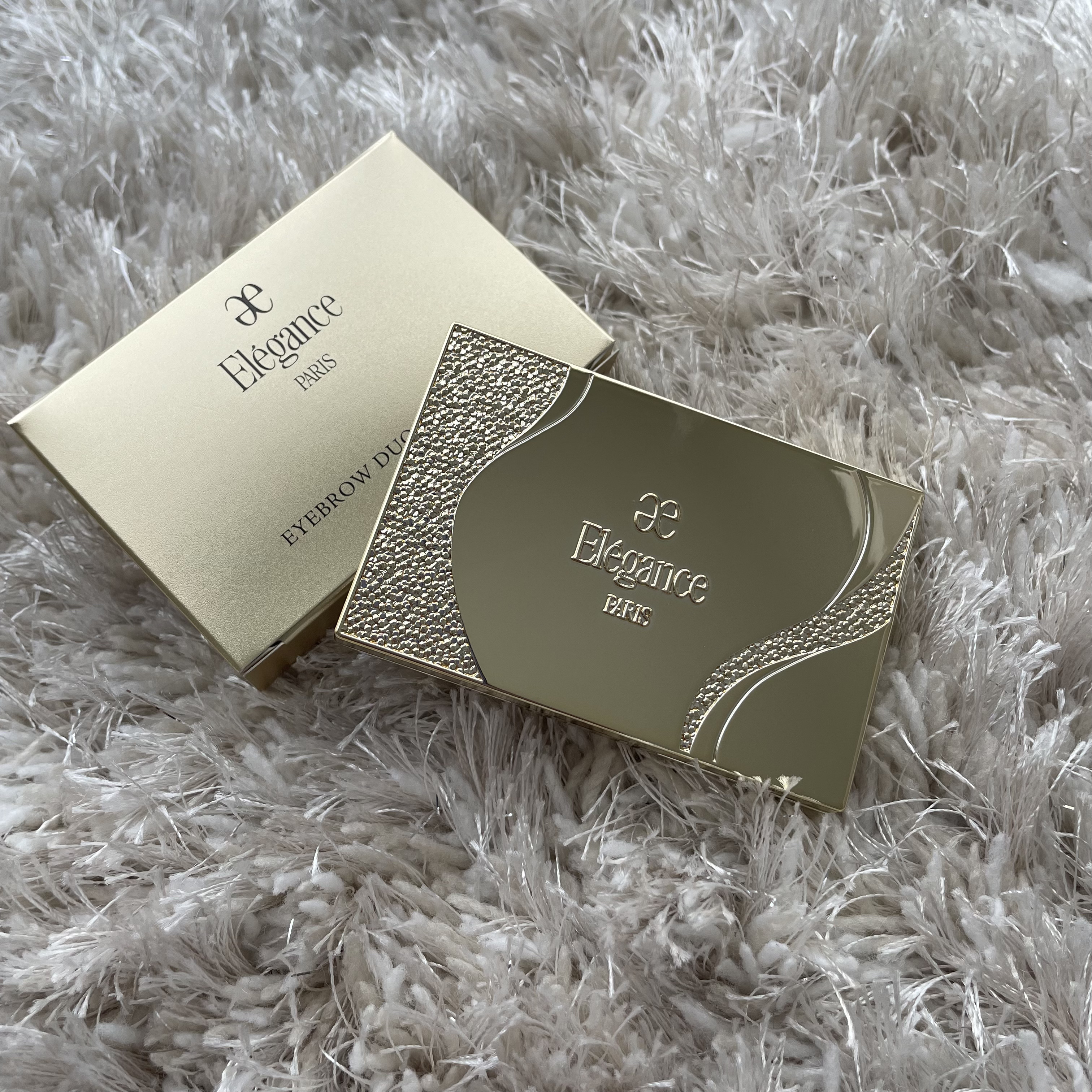 アイブロウ デュオ パレット/Elégance/パウダーアイブロウを使ったクチコミ（2枚目）