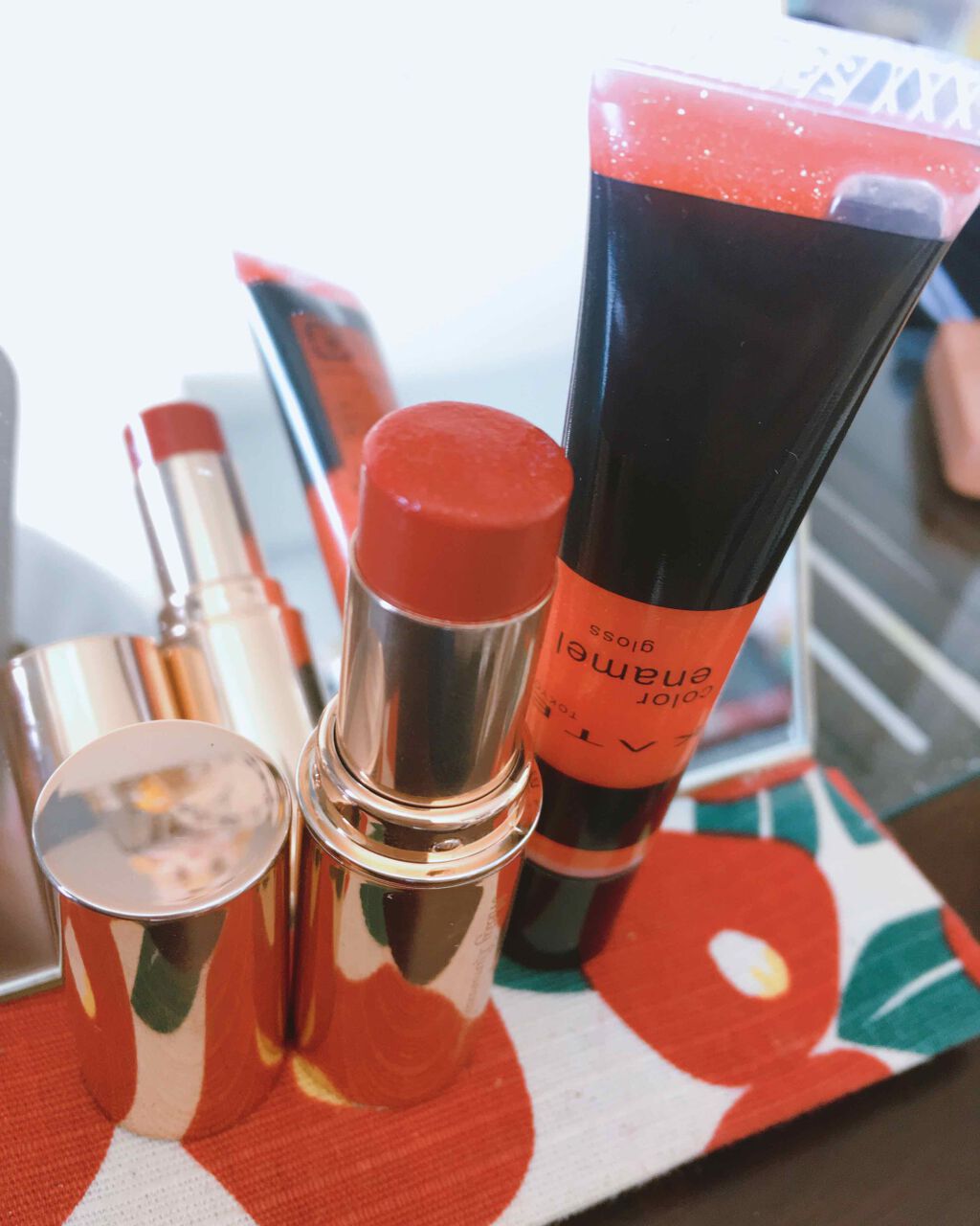 カラーエナメルグロス/KATE/リップグロスを使ったクチコミ(1枚目)