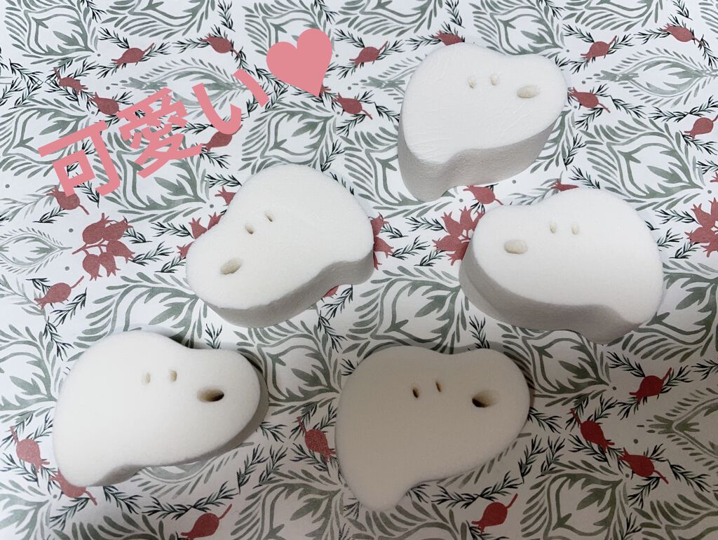 MAKE UP SPONGE  Snoopy diecut type/SHOBIDO/パフ・スポンジを使ったクチコミ（3枚目）