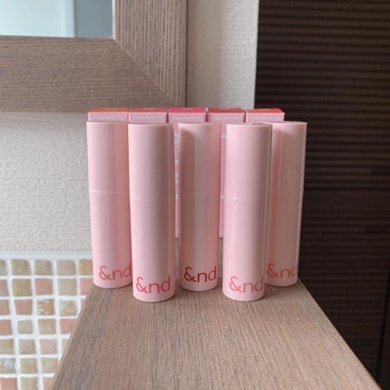 アンドバイロムアンド グラッシーボムティント/&nd by rom&nd/リップティントを使ったクチコミ(10枚目)