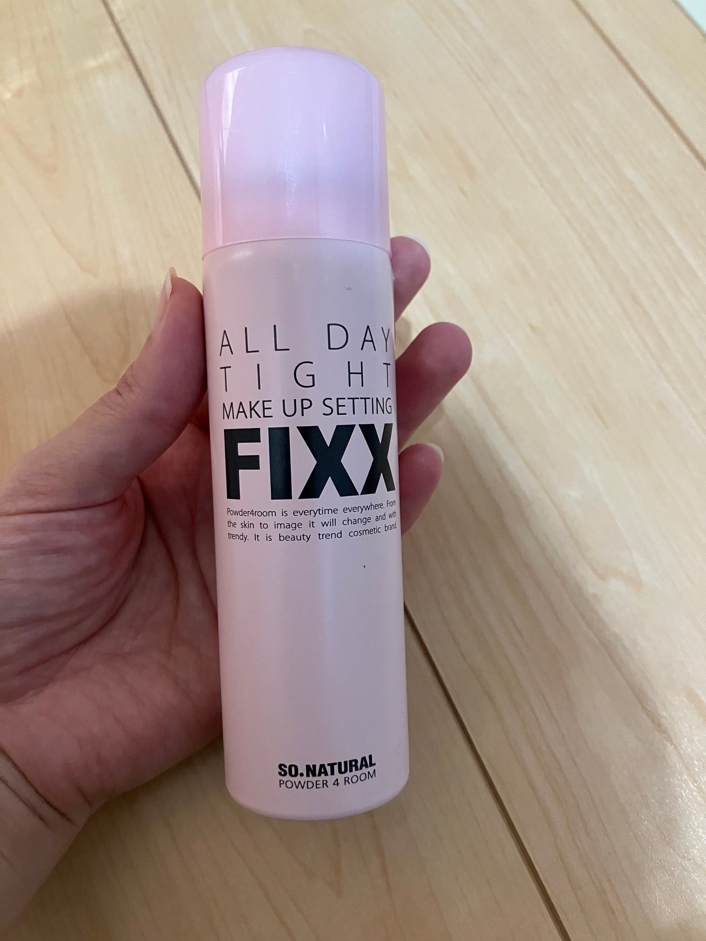 オールデイタイトメイクアップ セッティングフィックス/SO NATURAL/ミスト状化粧水を使ったクチコミ(1枚目)