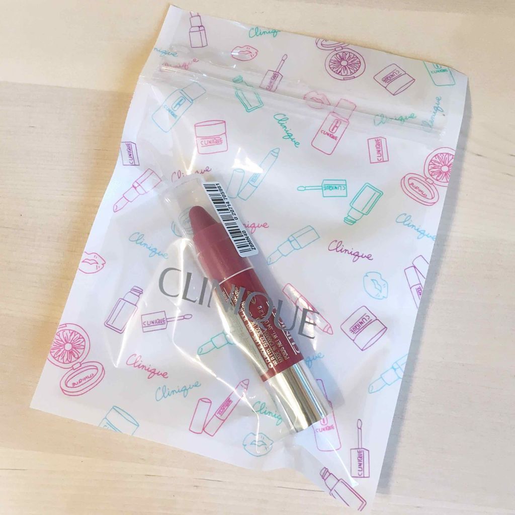 チャビー スティック モイスチャライジング リップ カラー バーム 07 スーパー ストロベリー/CLINIQUE/口紅を使ったクチコミ（1枚目）