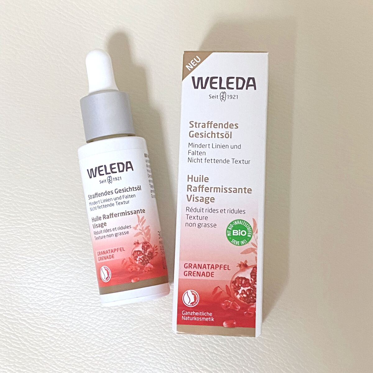 ざくろ フェイシャルオイル/WELEDA/フェイスオイルを使ったクチコミ（1枚目）