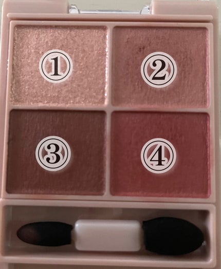 シルキースフレアイズ(マットタイプ)/キャンメイク/アイシャドウパレットを使ったクチコミ(3枚目)