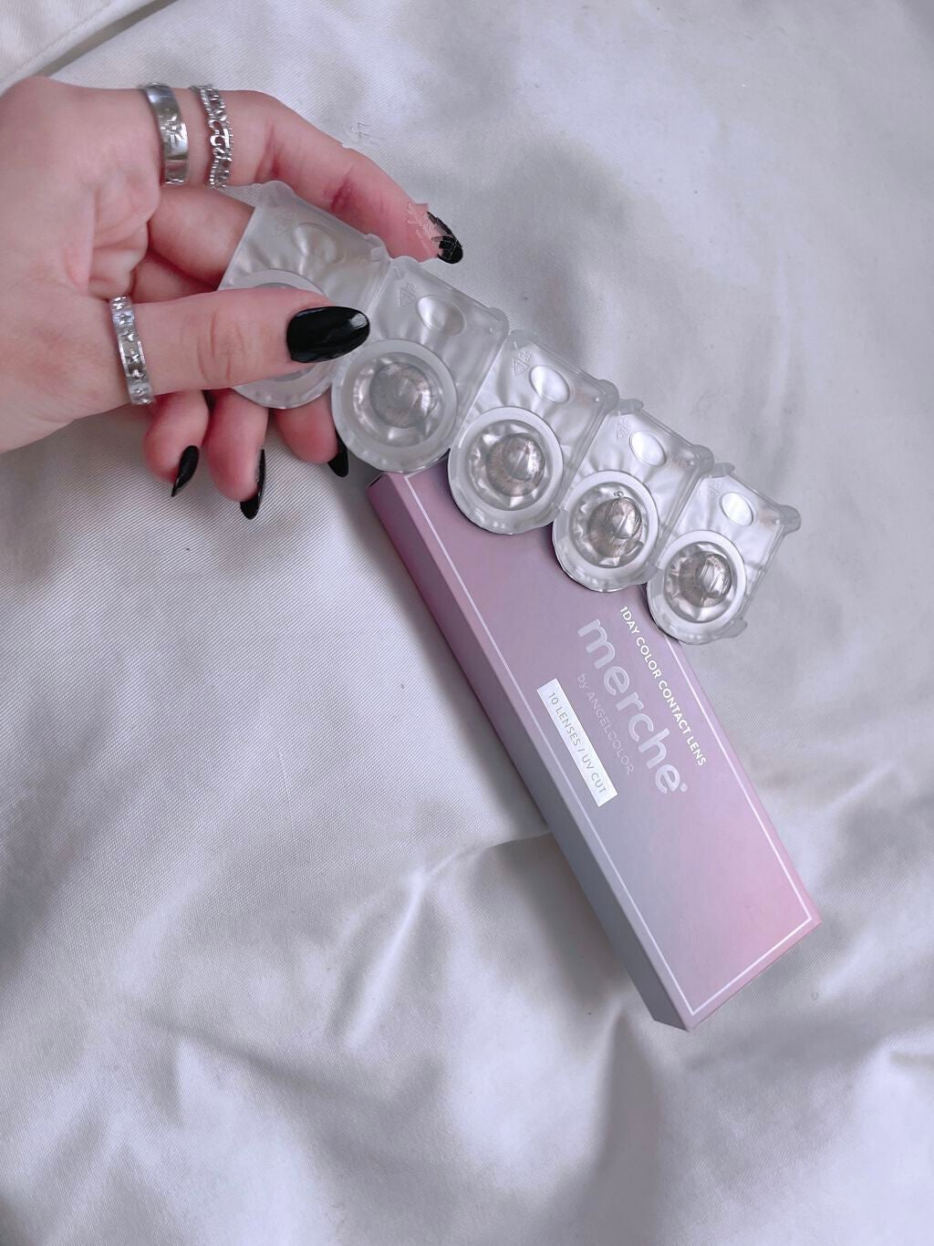 メルシェ ワンデー/AngelColor/ワンデー(1DAY)カラコンを使ったクチコミ(1枚目)