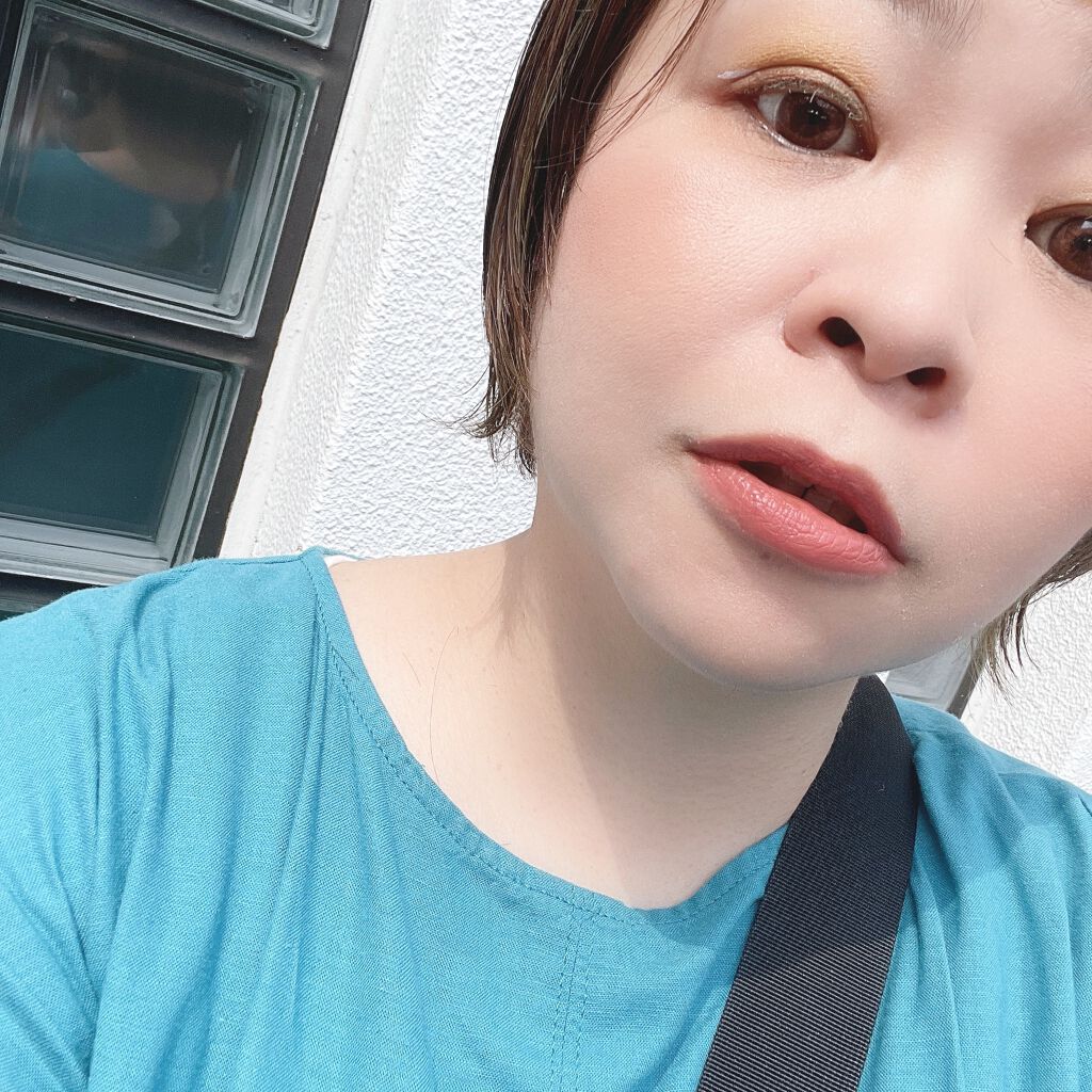 ラスティンググロスリップ/CEZANNE/口紅を使ったクチコミ（3枚目）