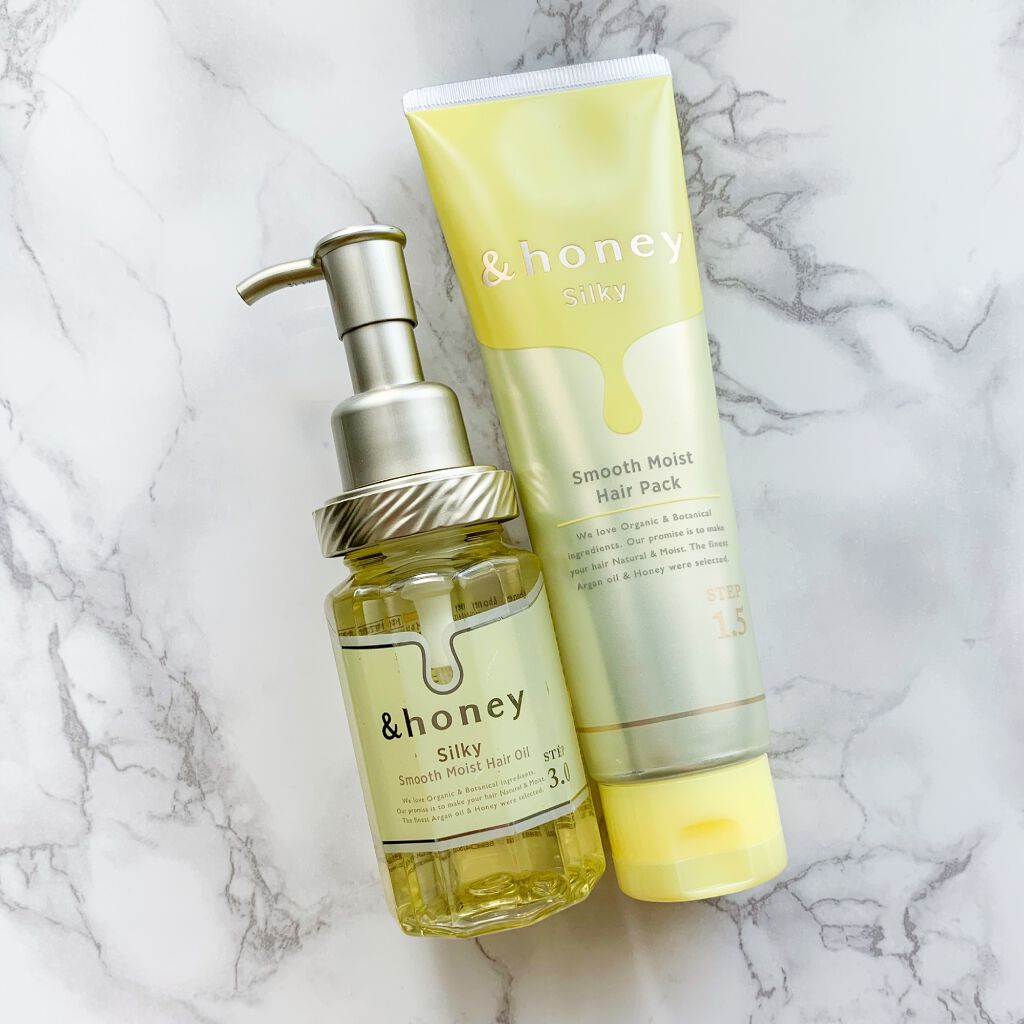 シルキー スムースモイスチャー ヘアパック1.5/&honey/ヘアマスク・ヘアパックを使ったクチコミ（3枚目）