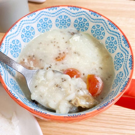 もち麦スープ/ラコックマルシェ/低糖質食品を使ったクチコミ(2枚目)