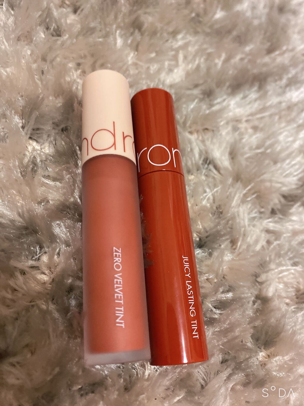 ジューシーラスティングティント/rom&nd/リップティントを使ったクチコミ（1枚目）