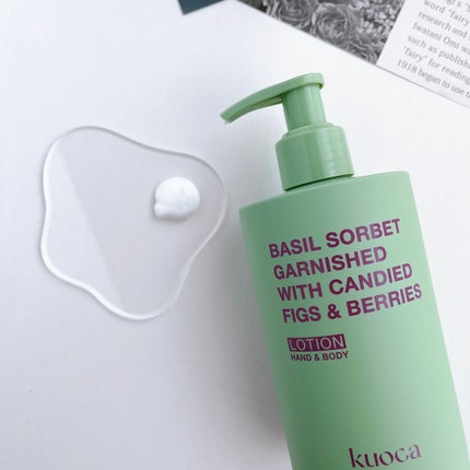 バジルソルベ ハンド&ボディウォッシュ/KUOCA/ボディソープを使ったクチコミ(5枚目)