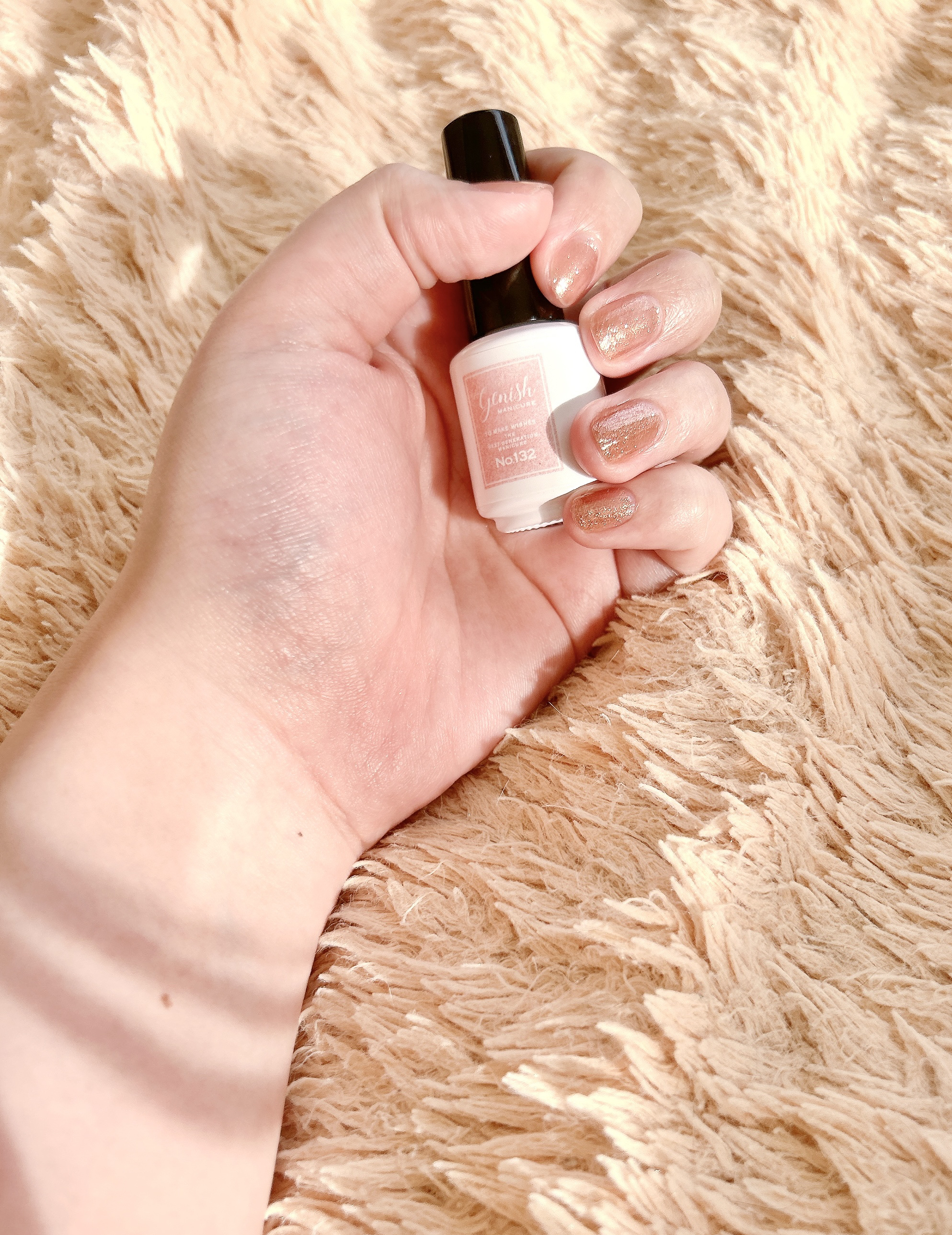 ジーニッシュ No.132 エターナルロゼ/ジーニッシュマニキュア/マニキュアを使ったクチコミ（2枚目）