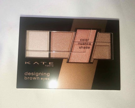 デザイニングブラウンアイズ/KATE/アイシャドウパレットを使ったクチコミ(2枚目)