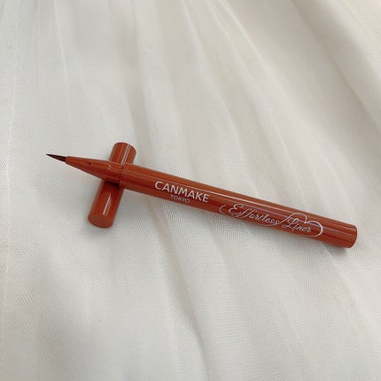 エフォートレスライナー 01 フリンジテラコッタ/キャンメイク/リキッドアイライナーの画像