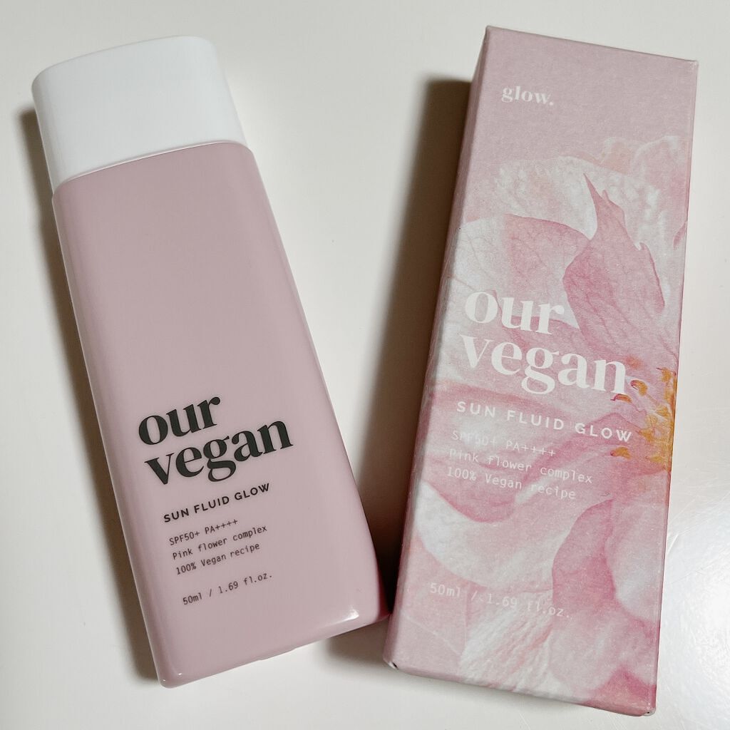 アワーヴィーガン サンプルイド グロー/manyo/化粧下地を使ったクチコミ（1枚目）