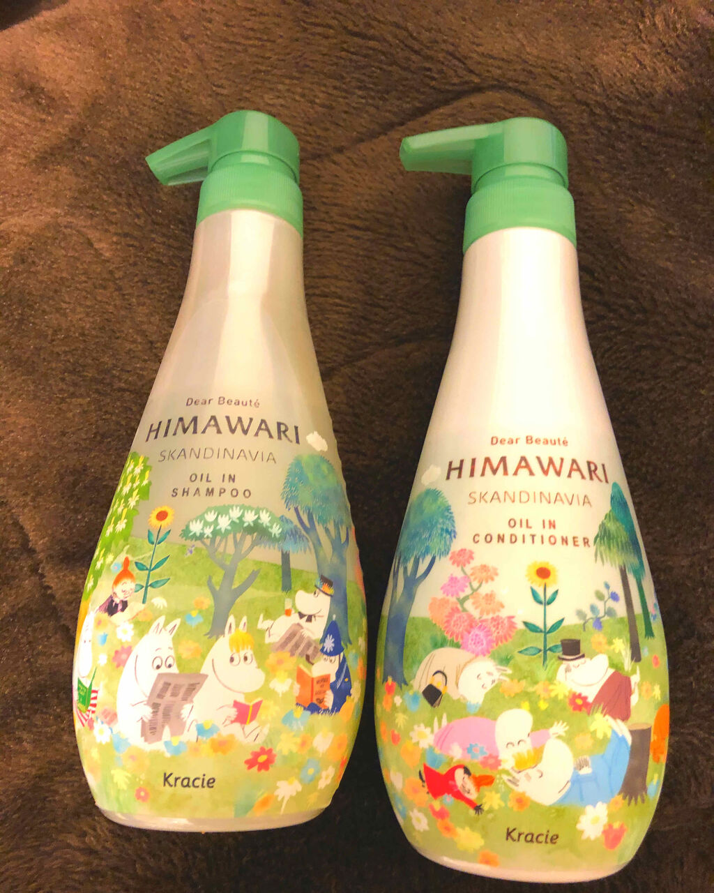 オイルインシャンプー／コンディショナー ムーミンデザイン(スカンジナビアの香り)/ディアボーテ/市販シャンプーを使ったクチコミ（1枚目）