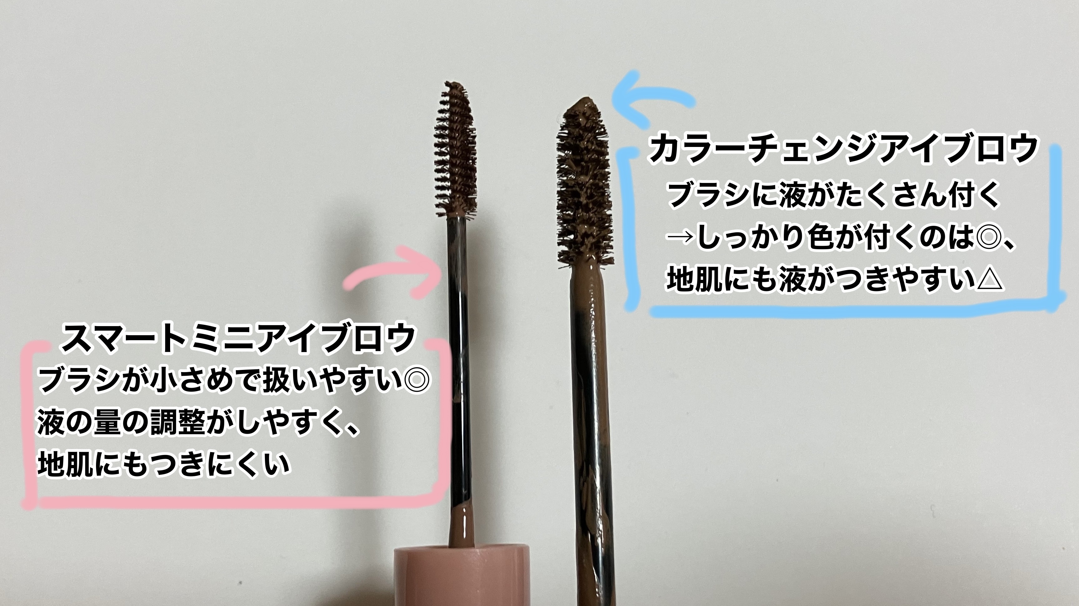 スマートミニアイブロウカラー/キャンメイク/眉マスカラを使ったクチコミ（3枚目）