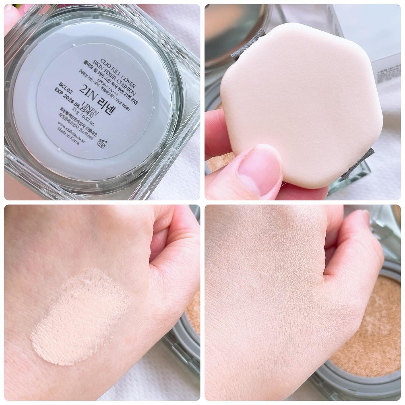 クリオ キル カバー スキン フィクサー クッション/CLIO/クッションファンデーションを使ったクチコミ(3枚目)