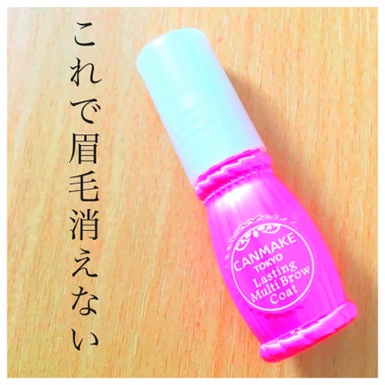 ラスティングマルチブロウコート/キャンメイク/アイブロウコートを使ったクチコミ(1枚目)