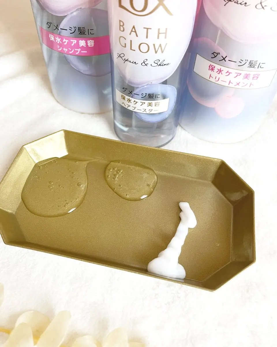 バスグロウ リペア&シャイン シャンプー／トリートメント トリートメント ポンプ/LUX/シャンプー・コンディショナーを使ったクチコミ（2枚目）