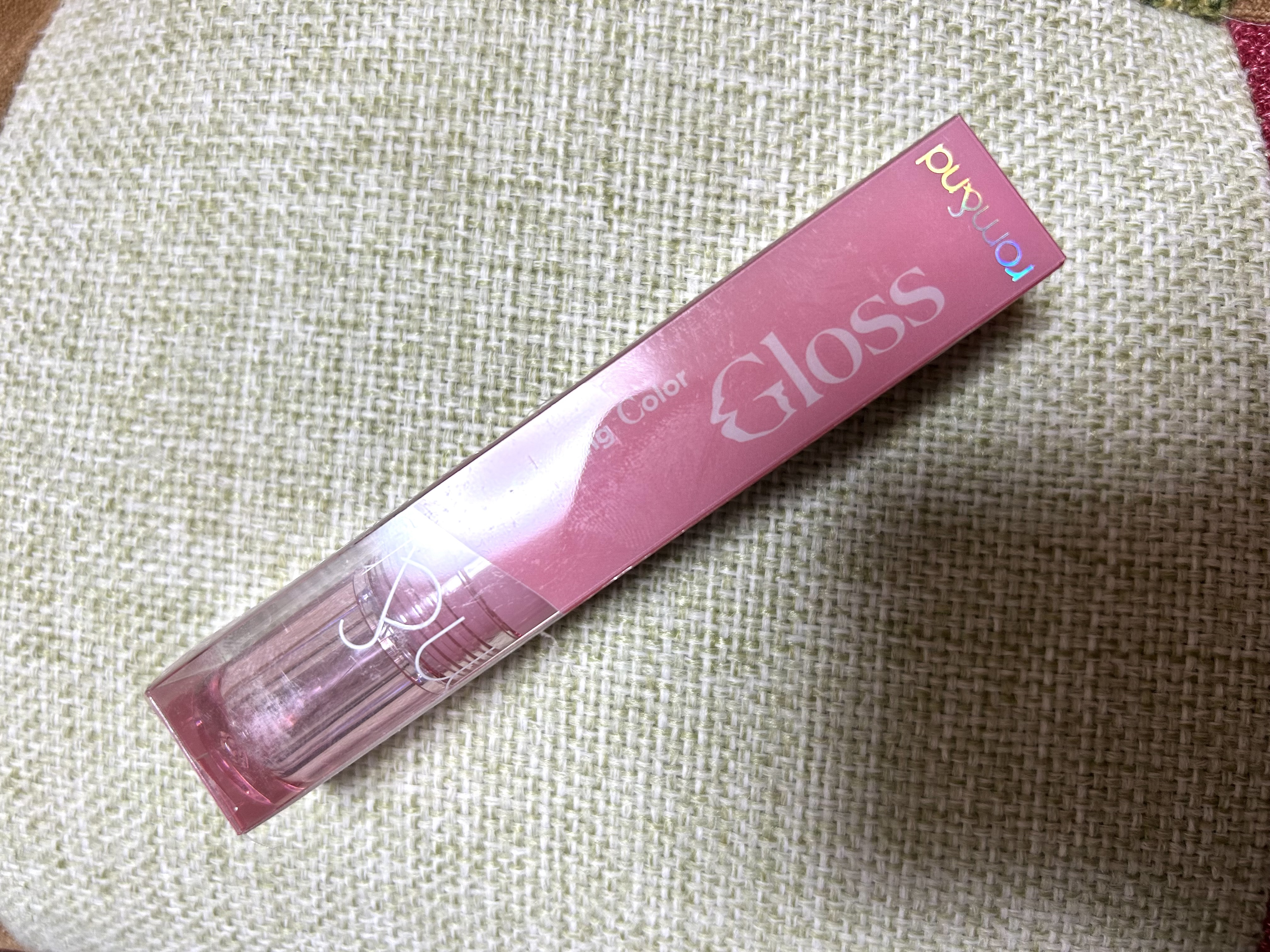 グラスティングカラーグロス/rom&nd/リップグロスを使ったクチコミ（1枚目）