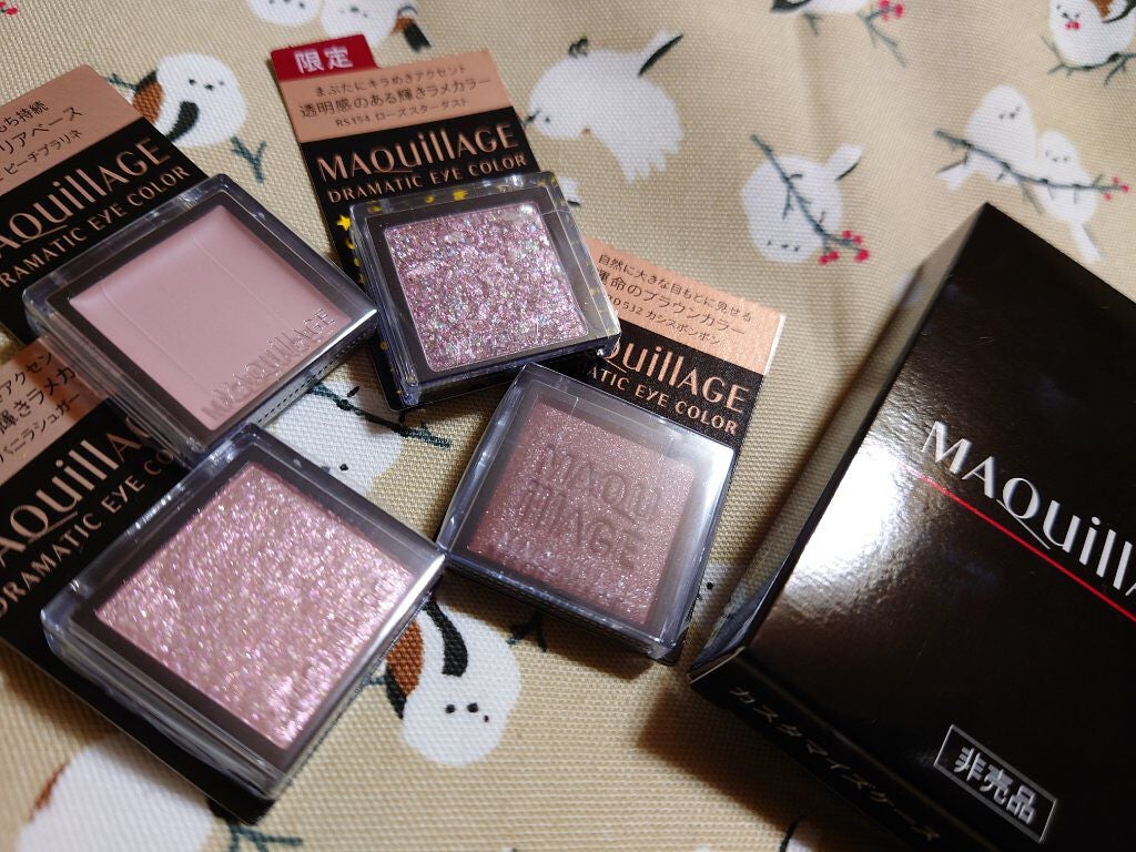 ドラマティックアイカラー (パウダー)/(クリーム)/マキアージュ/アイシャドウパレットを使ったクチコミ(1枚目)