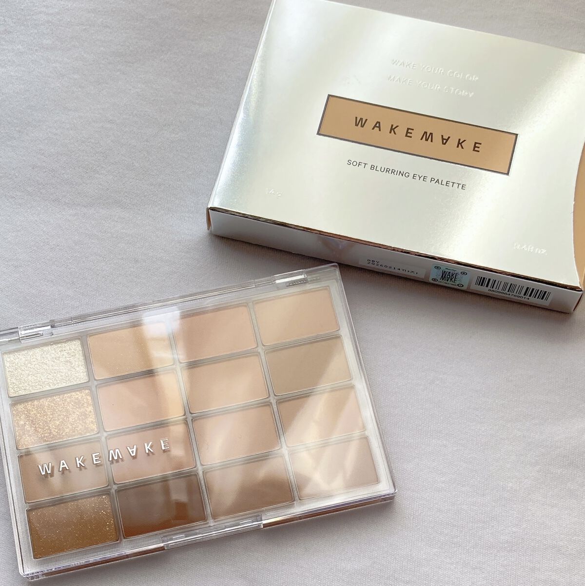 ソフトブラーリングアイパレット/wakemake/アイシャドウパレットを使ったクチコミ（1枚目）