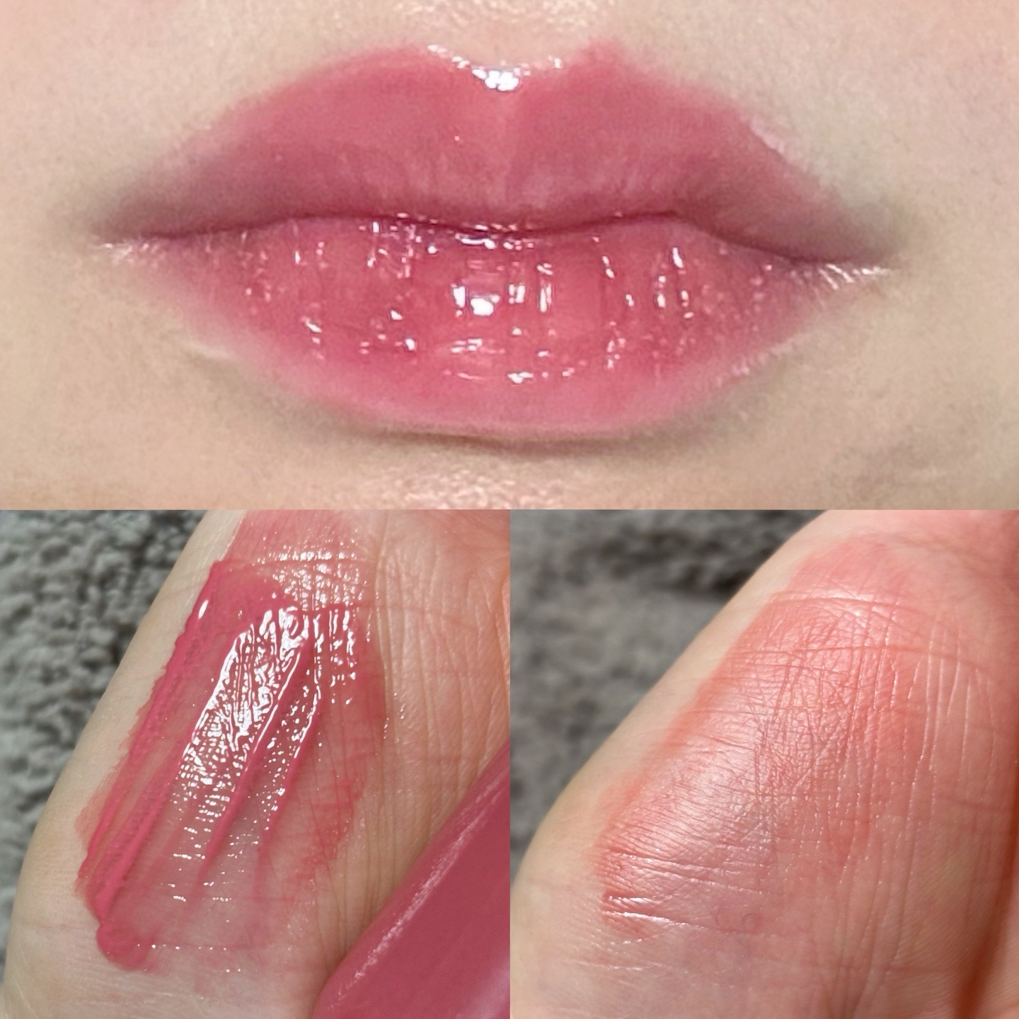 ジェリーフィットティンティッドグロウティント/Milk Touch/リップティントを使ったクチコミ（2枚目）