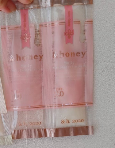 &honey Melty モイストリペア シャンプー1.0／モイストリペア ヘアトリートメント2.0/&honey/シャンプー・コンディショナーを使ったクチコミ（1枚目）