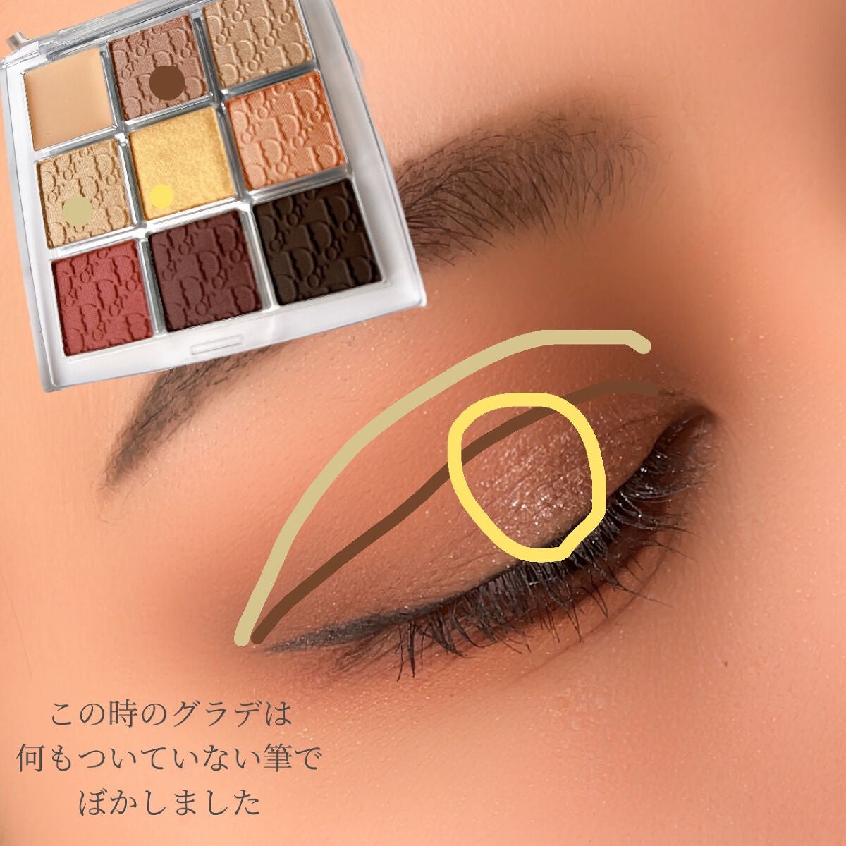 ディオール バックステージ アイ パレット/Dior/アイシャドウパレットを使ったクチコミ(2枚目)