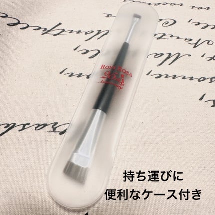 ダブルエンドアイブロウブラシ スマッジタイプ/ロージーローザ/メイクブラシを使ったクチコミ(5枚目)