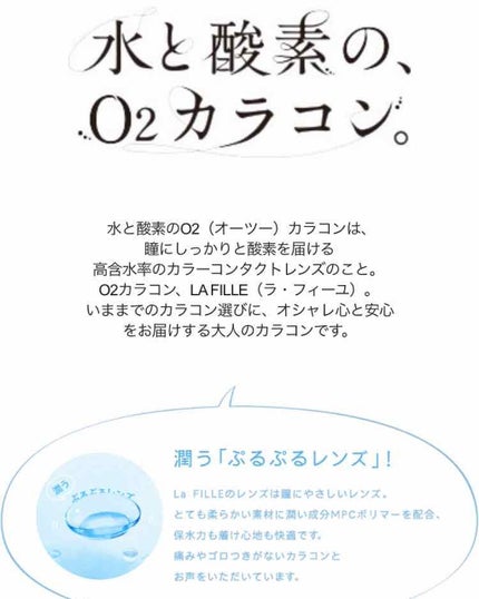 LA FILLE (ラ・フィーユ)/LA FILLE/カラーコンタクトレンズを使ったクチコミ(2枚目)