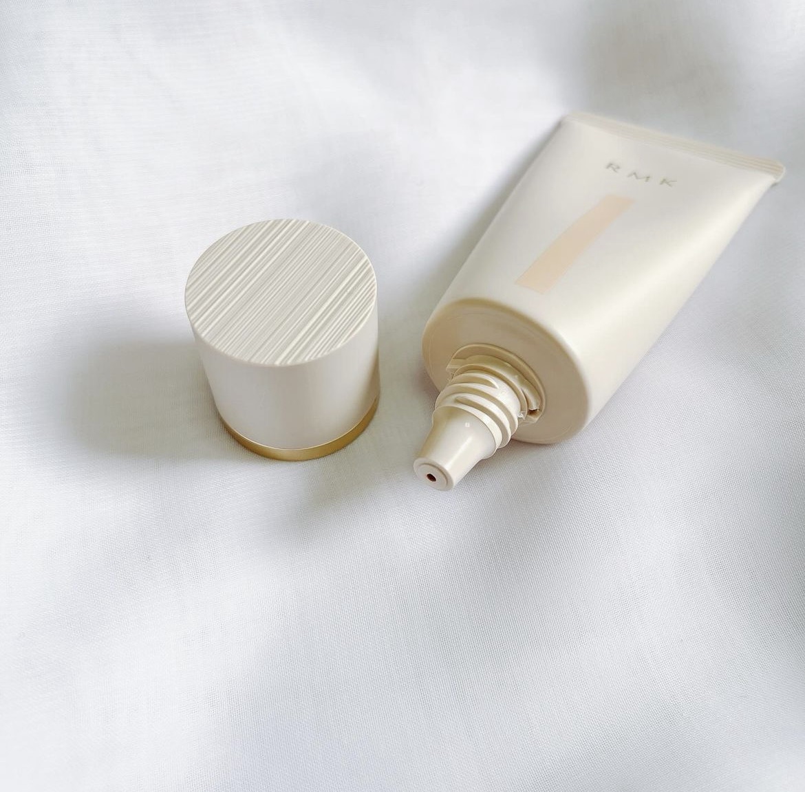 RMK クリームファンデーション アクアティックグロウ/RMK/クリーム・エマルジョンファンデーションを使ったクチコミ（3枚目）