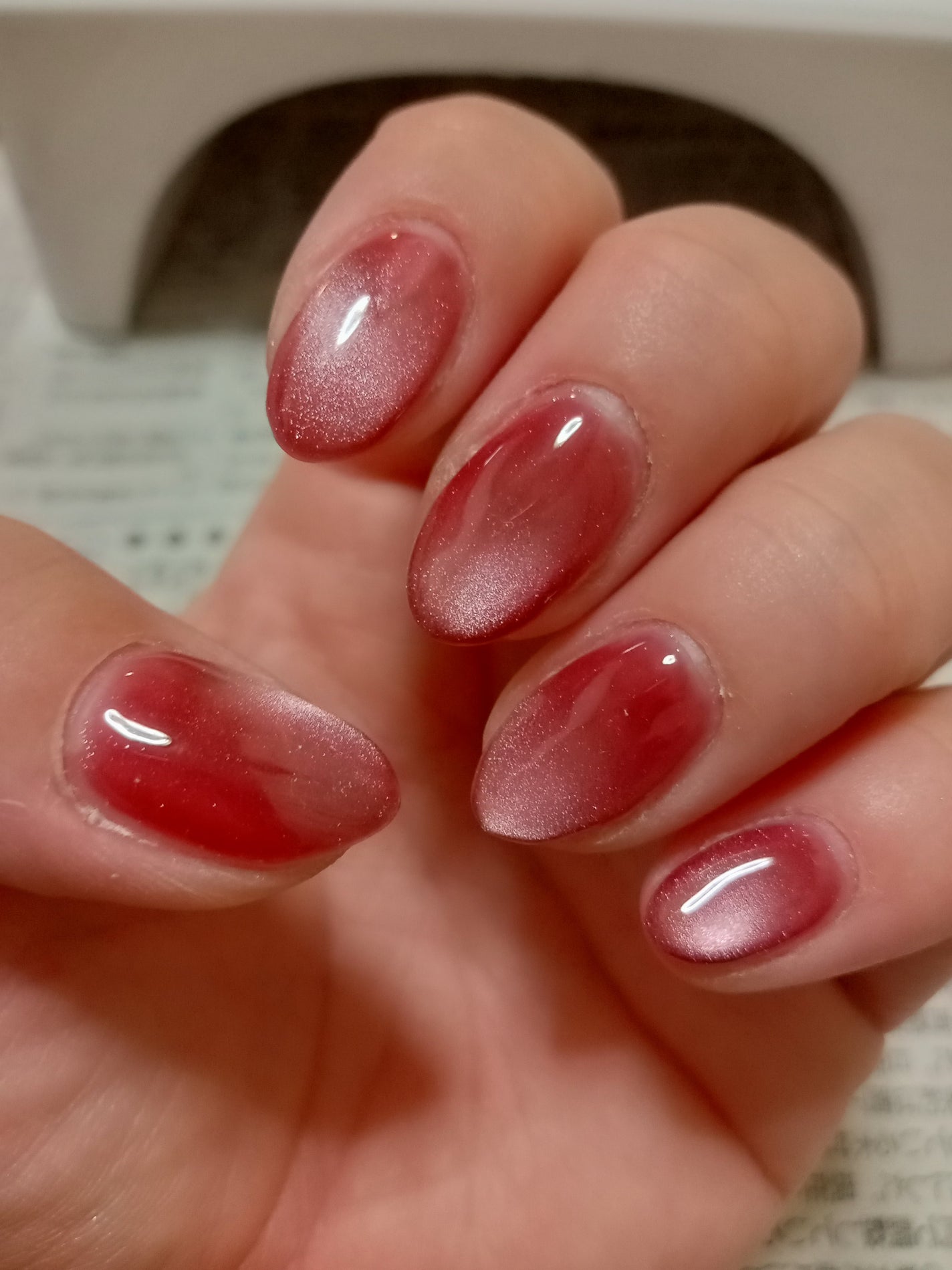 まっつん on LIPS 「前回のが思いの外早く取れちゃったので新しいネイル💅今回はシンプ..」(1枚目)