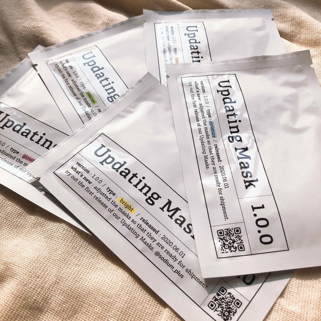 Updating Mask 1.0.0 5タイプセット 1セット5枚入り/meol/シートマスク・パックを使ったクチコミ（2枚目）