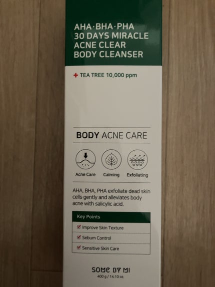 AHA·BHA·PHA 30デイズミラクルアクネボディクレンザー/SOME BY MI/ボディソープを使ったクチコミ(2枚目)