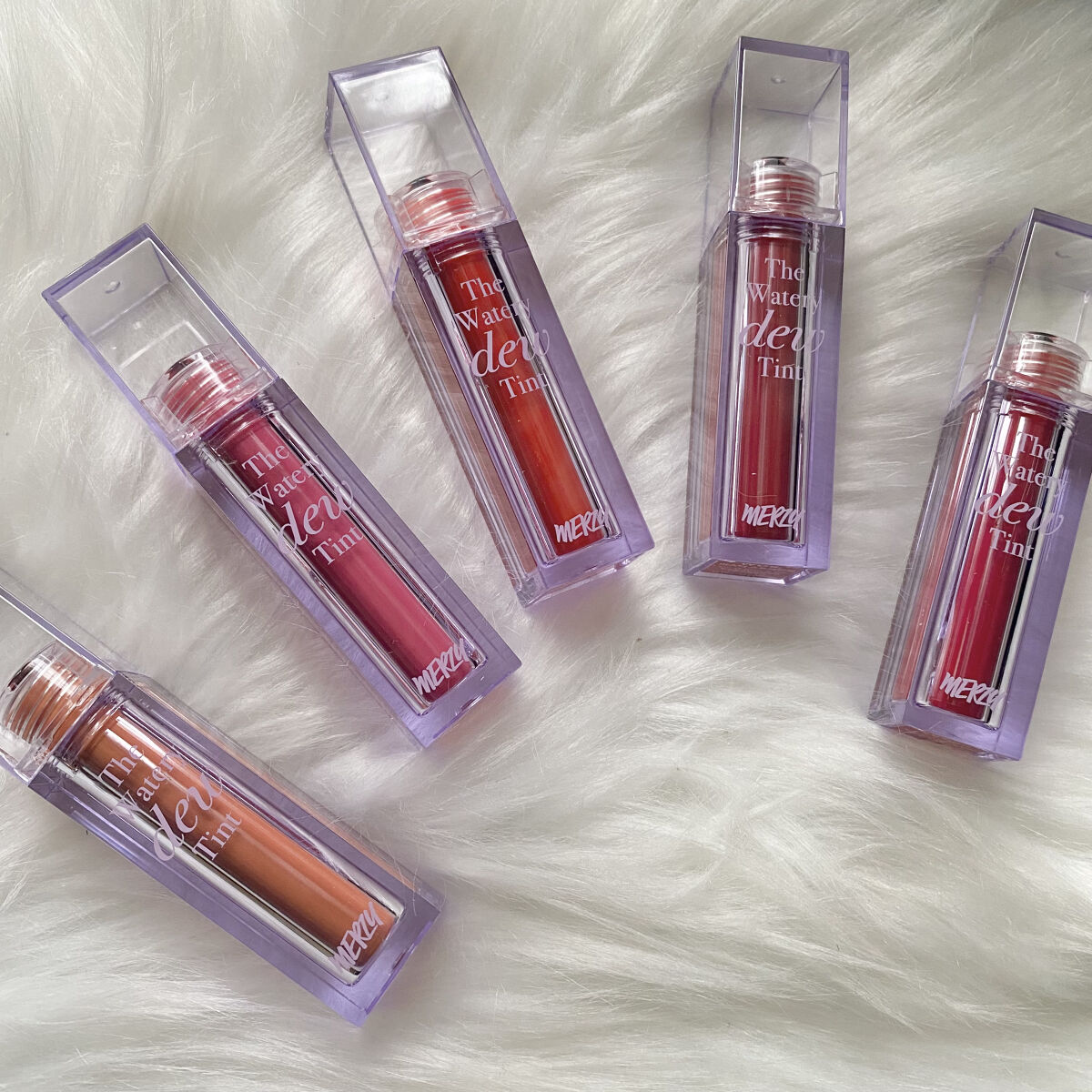 ザ ウォータリーデューティント/MERZY/リップティントを使ったクチコミ（2枚目）