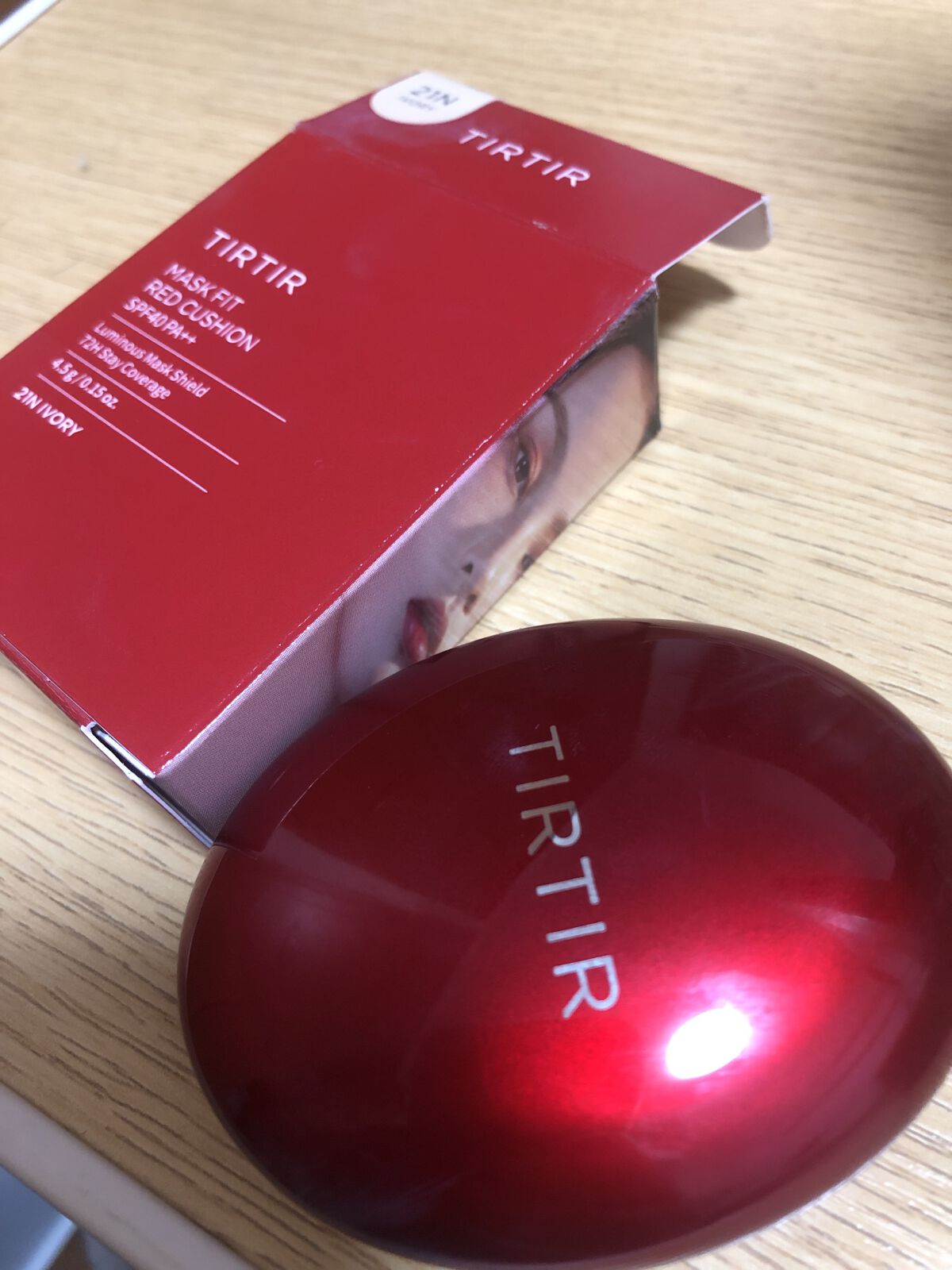 マスク フィット レッド クッション/TIRTIR(ティルティル)/クッションファンデーションを使ったクチコミ（2枚目）