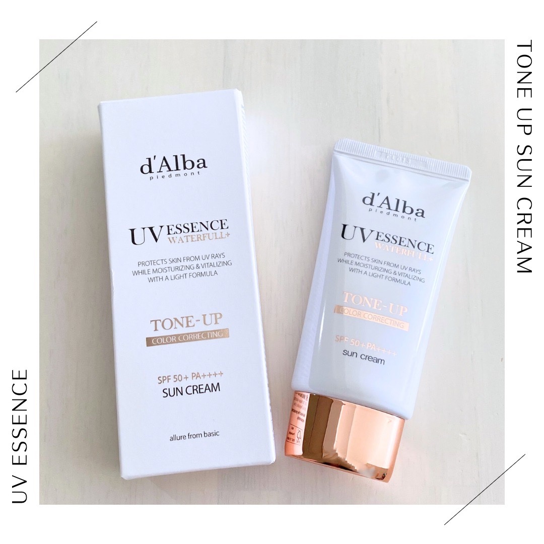 ウォータフルトーンアップサンクリーム/ダルバ/日焼け止めクリームを使ったクチコミ（1枚目）