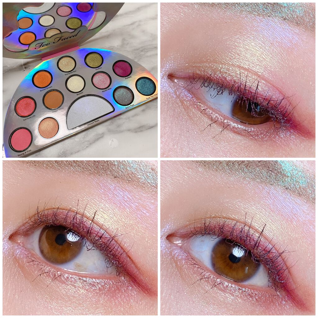 エターナルアイシャドウアンドハイライターパレット/Too Faced/アイシャドウパレットを使ったクチコミ（3枚目）