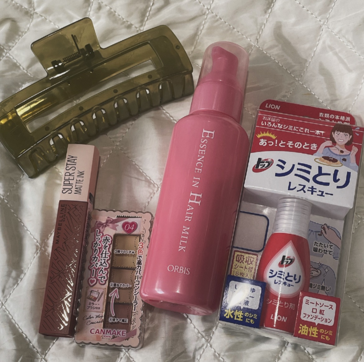 エッセンスインヘアミルク/オルビス/ヘアミルクを使ったクチコミ（1枚目）