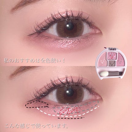 プランぷくコーデアイズ/キャンメイク/パウダーアイシャドウを使ったクチコミ(6枚目)