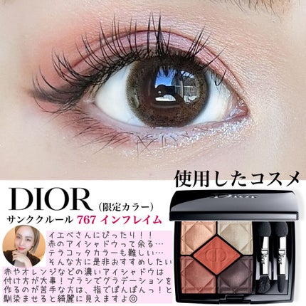 サンク クルール 767 インフレイム/Dior/アイシャドウパレットを使ったクチコミ(3枚目)