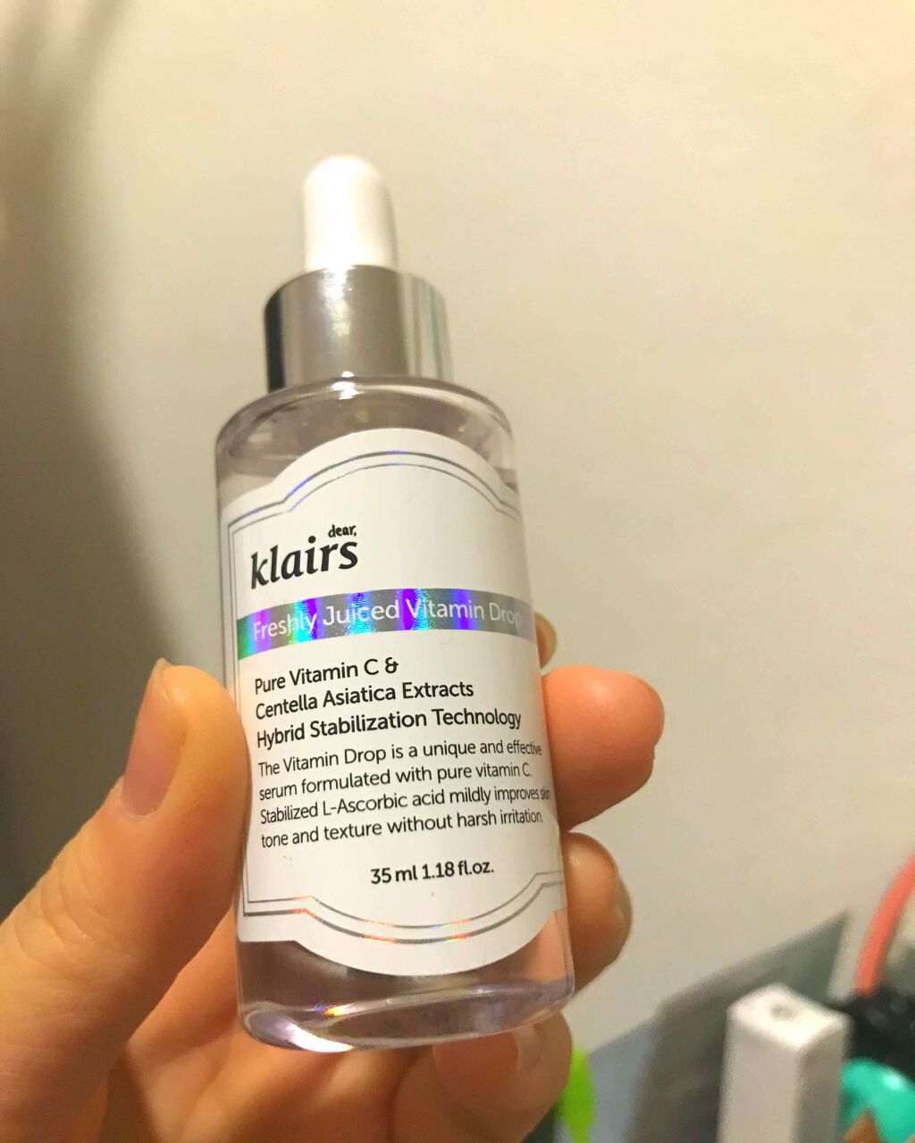 フレッシュリージュースドビタミンドロップ(35ml)/Klairs/美容液を使ったクチコミ（1枚目）