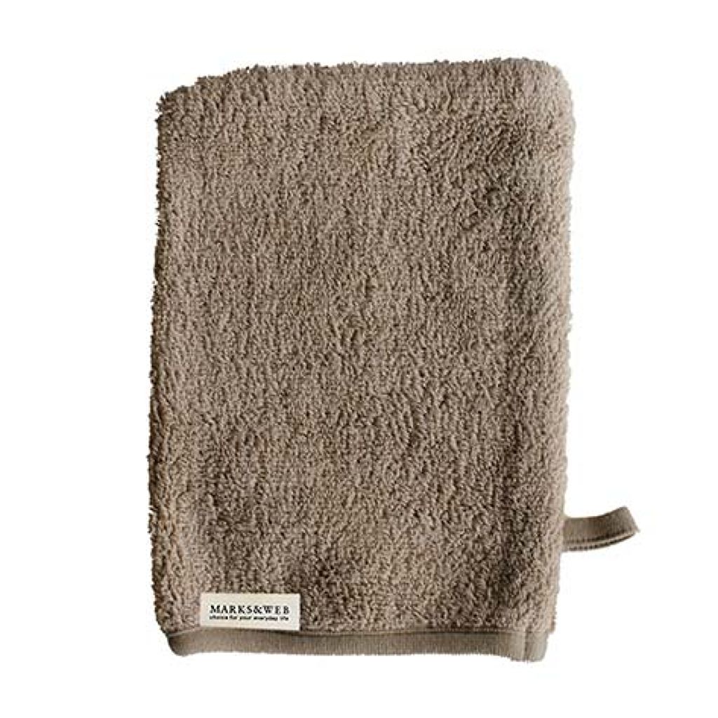 オーガニックコットン バスミトン ベージュ